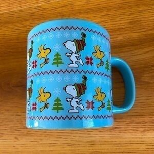 Peanuts Snoopy Woodstock Winter Christmas Sweater Ceramic Coffee Mug